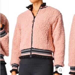 Urban Savage Sherpa Blush Full Zip Jacket M